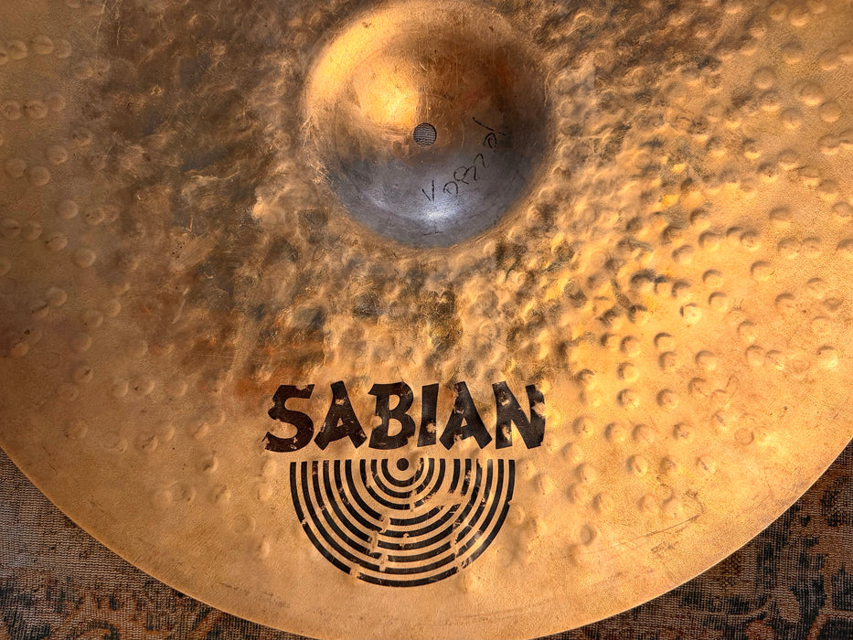 RAW Sabian SIGNATURE WILL CALHOUN LUNAR Ride 21” 3434 g RARE! Super Dry with SUPER CUTTING BELL