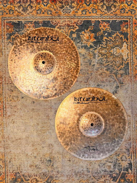 RAW DRY ISTANBUL Mehmet TURK Hihats 13” PERFECT! Unlathed Responsive! Organic Tone! 864 1138 g Rare