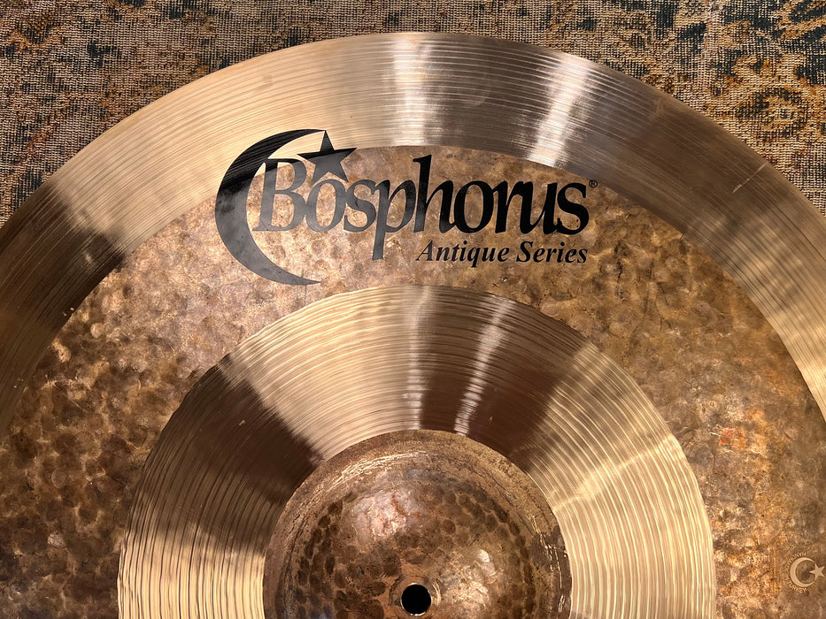 LIGHT SHIMMERING WARM Bosphorus Antique 22” THIN Ride 2280 g Sultan MINT
