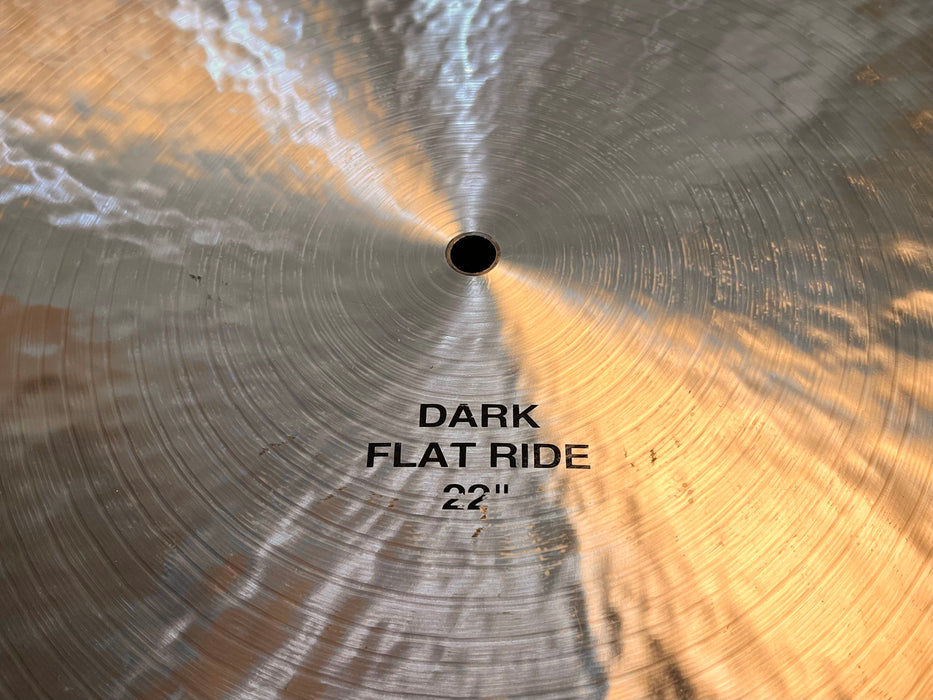 Paiste MASTERS 22” DARK FLAT RIDE 2696 g Huge SMOOTH Mellow Controlled! Super CLEAN Don’t Pay $820!