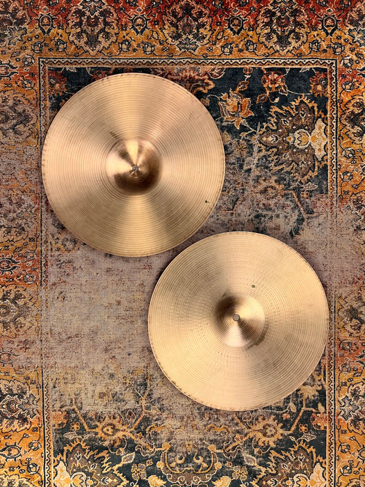CLEAN CRISP SEMI-DARK Zildjian 14” NEW BEAT Hihats 1056 1442 g