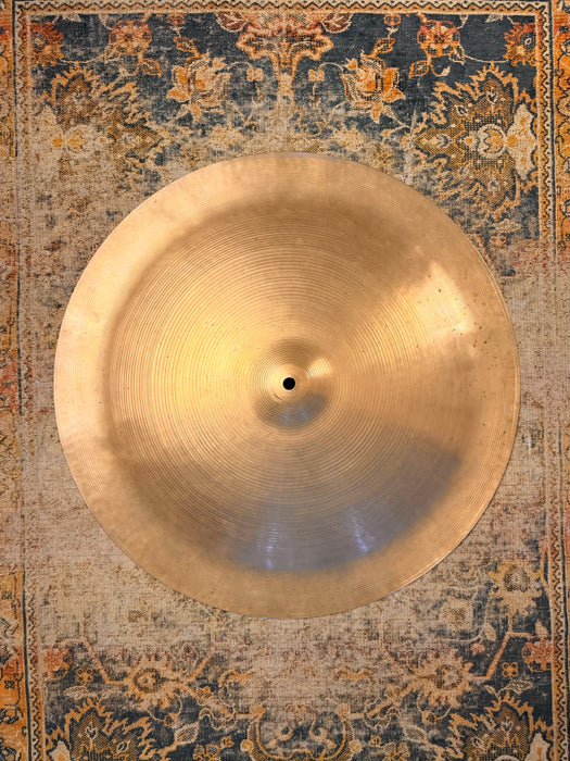 Vintage Zildjian Pang China 20” EXOTIC COMPLEX Tone 2072 g Mellow w UNIQUE Steep Profile