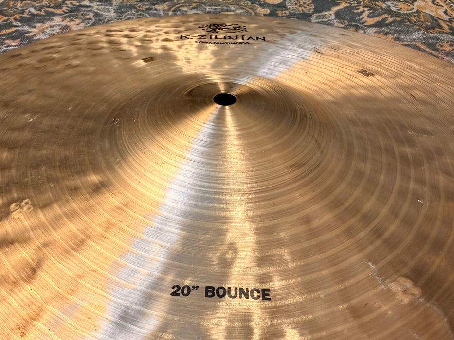 Zildjian K CONSTANTINOPLE BOUNCE Ride 20” AMAZING Cd! DARK SMOKY Discontinued? 1912 g