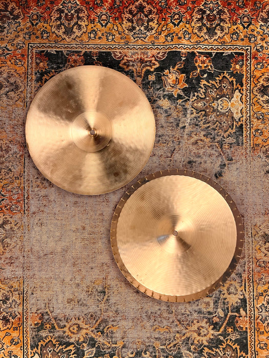 Zildjian K MASTERSOUND 13” Hihats 852 1098 g CLEAN DARK CRISP! Early Version! Discontinued!