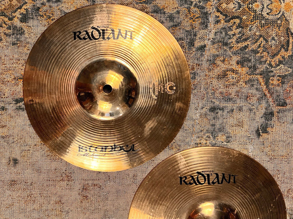 RARE ULTRA CRISP Istanbul Mehmet 10” BRILLIANT Hihats 552 674 g Clean! TIGHT QUICK!