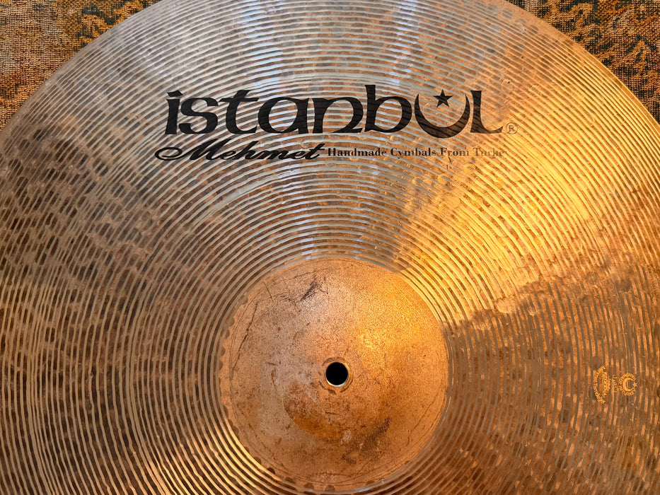 Rare ULTRA DARK Complex Istanbul Mehmet 22" MC Jazz Ride Crash 2446 g PERFECT! CRASHABLE