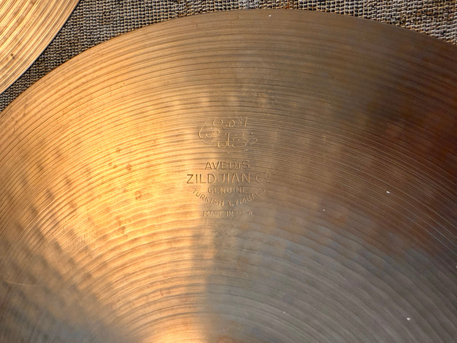 1960s Vintage Zildjian 14” Hihats THIN Light Complex Hand Hammered! 808 992 g Sound AWESOME!