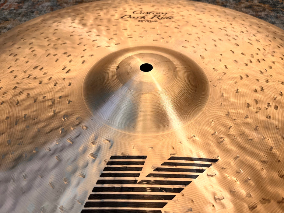 Zildjian K CUSTOM DARK Ride 20” 2118 g CRASHABLE Versatile! Don’t Pay $500 for a guess!