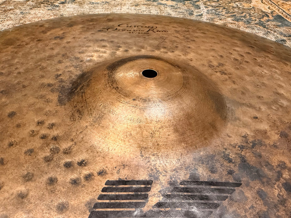 Zildjian K CUSTOM ORGANIC Ride 21” DRY Stick Attack! Great Articulation! Why Pay $580! 2517 g