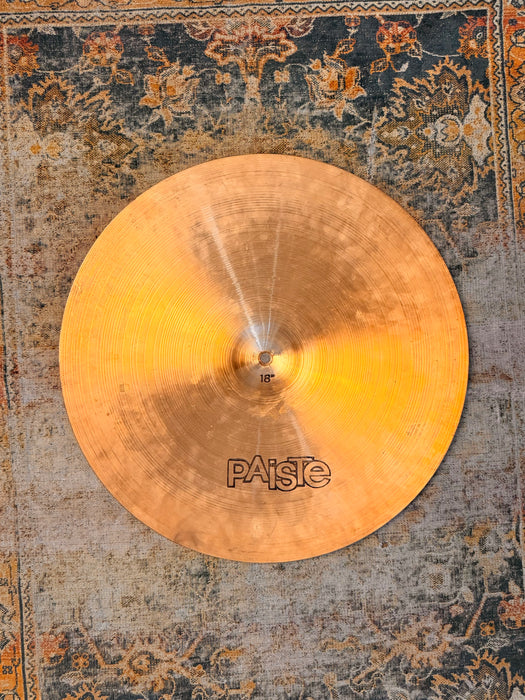 RARE 1978 Vintage Paiste 2002 FACTORY STAMPED MEDIUM 18” CRASH RIDE BONHAM ICONIC TONE 1430 g
