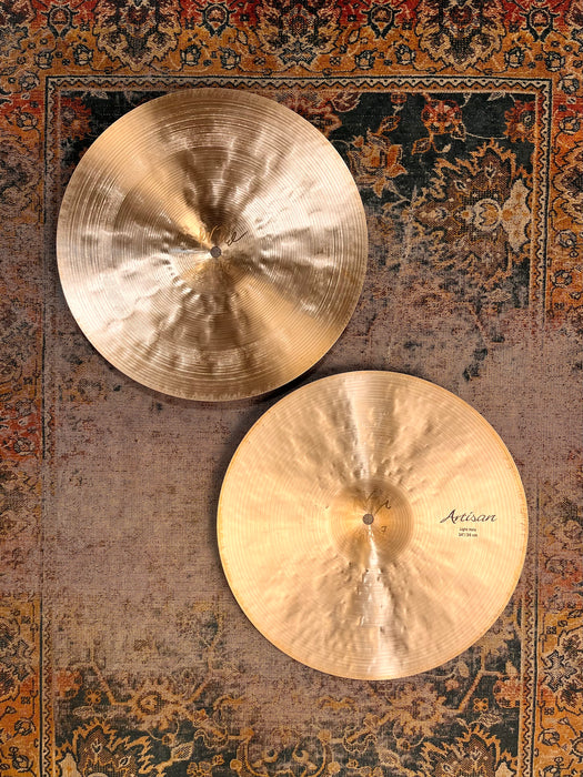 Sabian ARTISAN LIGHT Hihats 14” ONLY 842 1024 g DARK, Responsive  & Lightly Complex! Don’t Pay $900