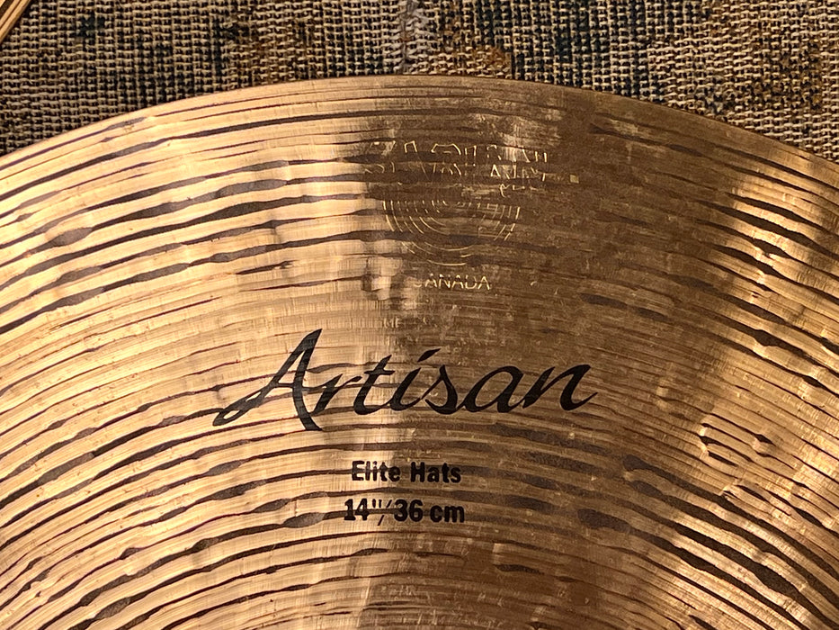 DRY COMPLEX THIN Sabian ARTISAN ELITE Hihats 14” 821 1228 g IMMACULATE Why Pay $780!!