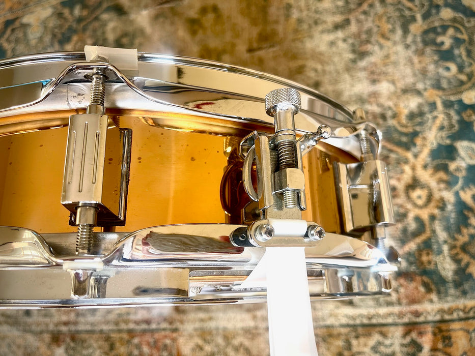 DISCONTINUED Hard to Find LUDWIG BRONZE Piccolo Snare 3” X 13” CLEAN Famous