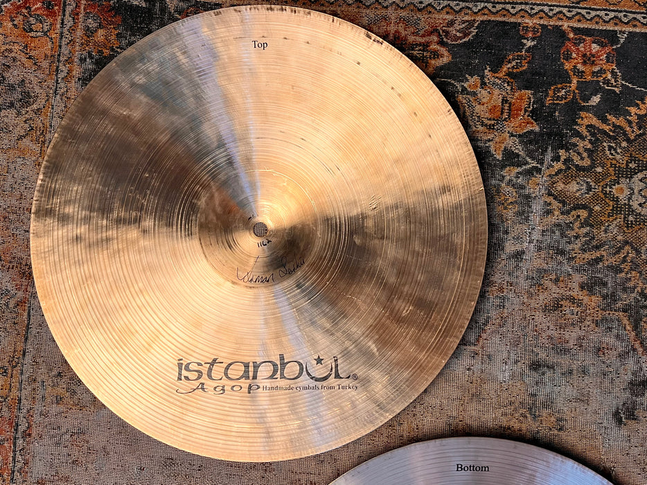ISTANBUL AGOP 15” TRADITIONAL Hihats ULTRA WARM & SMOOTH Stunning! Perfect! 1162 1332 g