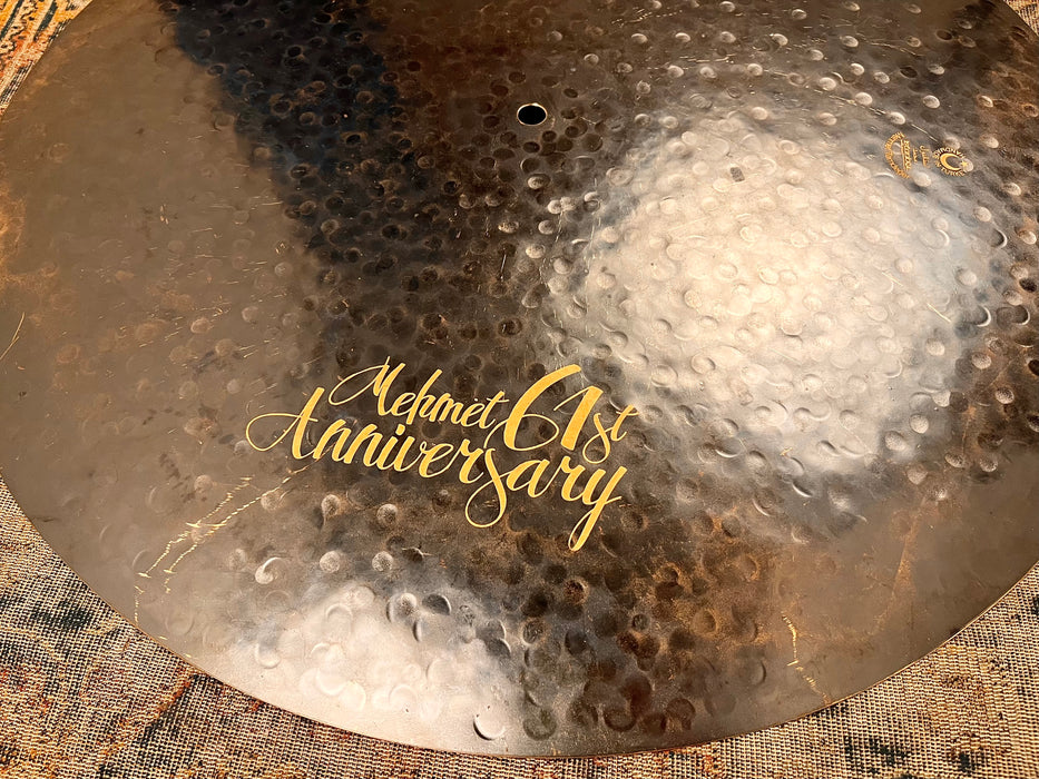 Amazing Istanbul Mehmet 61st Anniversary 22” FLAT RIDE 2397 g RAW DRY BUT SMOOTH! Rare!