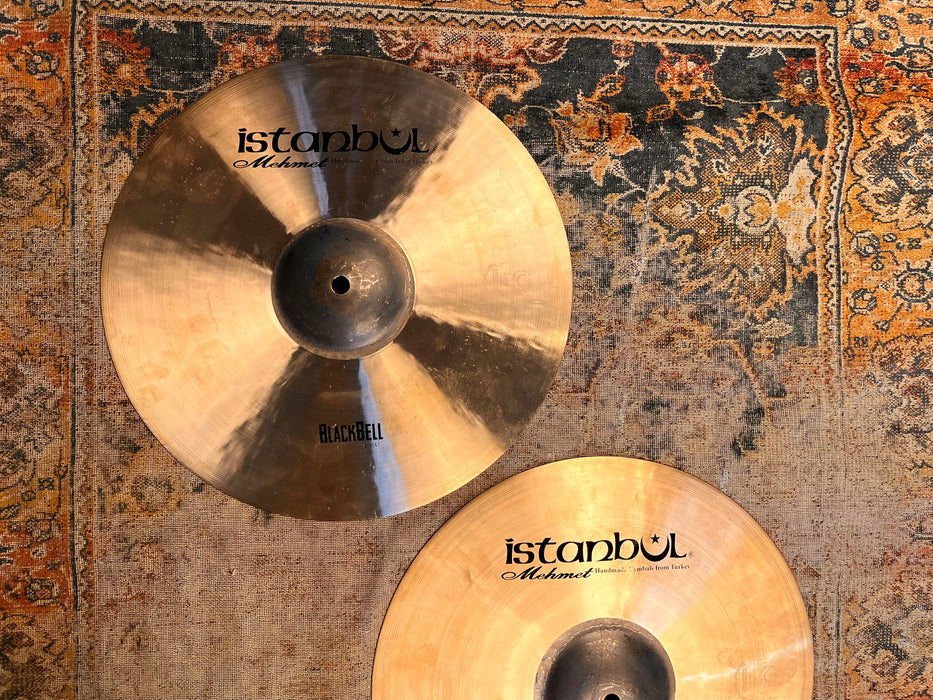 CRISP ISTANBUL Mehmet 14” BLACK BELL Hihats 1116 1342 g CLEAN Hand Hammered! Awesome!