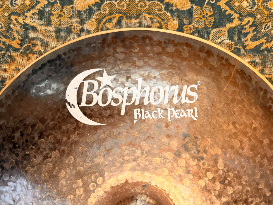 Bosphorus Black Pearl Ride 22” Crash Only 2018 g Dry Papery Light! Smooth Mellow! PERFECT