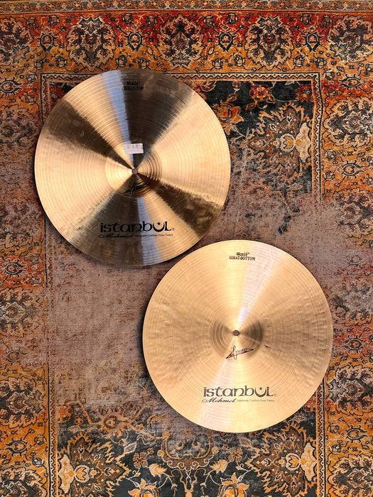 Rare ULTRA WARM Huge 16” ISTANBUL Mehmet NOSTALGIA Hihats 1217 1362 g PERFECT Amazing