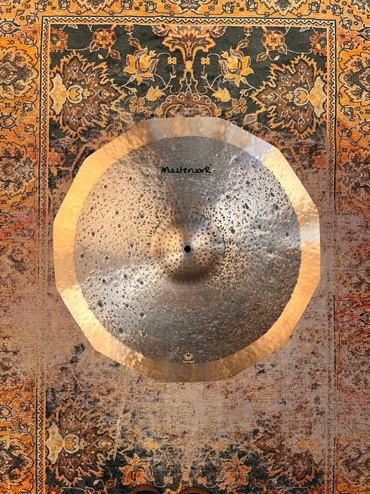 Paper Thin 1/2 Brushed Masterwork DODECAGON Prototype 22” LIGHT Crash Ride Only 1632 g PAPERY THIN