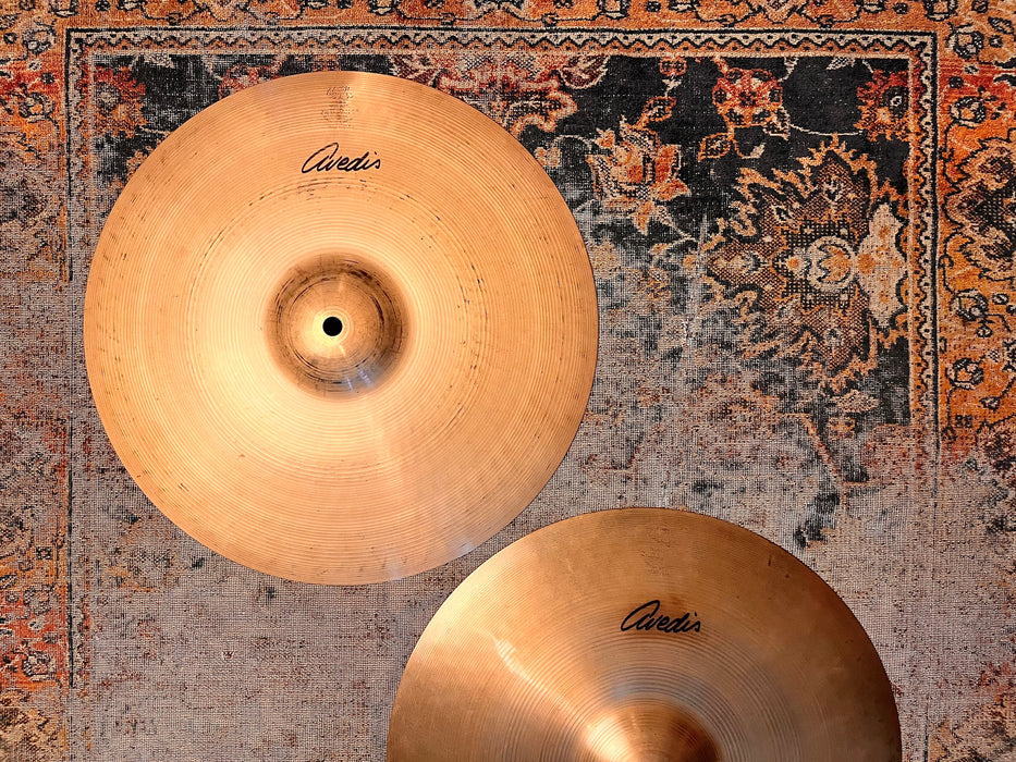 Zildjian AVEDIS Series Hihats 14” Semi-DRY w Light COMPLEXITY! 876 1244 g Discontinued!!