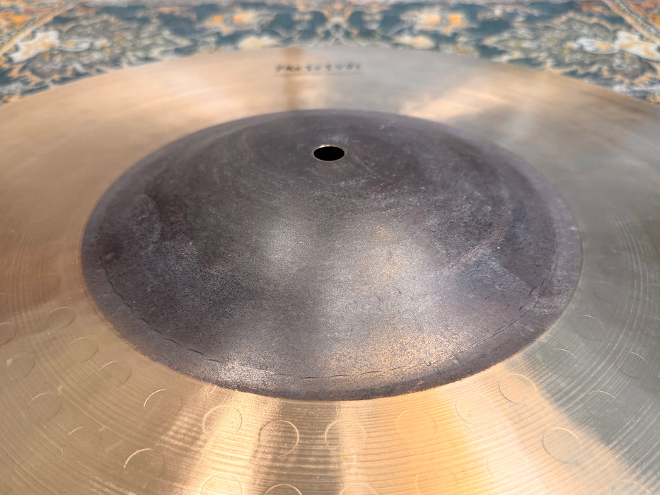 UNIQUE Sabian PROTOTYPE ULTRA HEAVY MEGA POWER BELL 22” Dark Low MASSIVE Raw Bell! MINT 4105 g