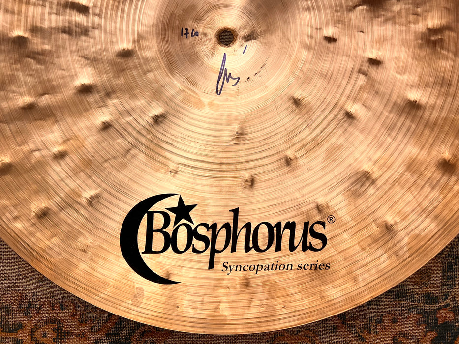 LIGHT Complex PAPER THIN Bosphorus Syncopation Ride or CRASH 20" ONLY 1760 g IMMACULATE
