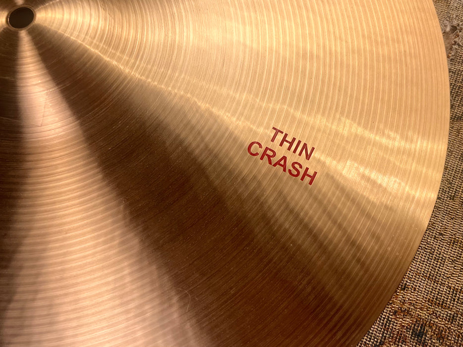 PERFECT Paiste 602 THIN CRASH 18” 1346 g WHY Pay $490?
