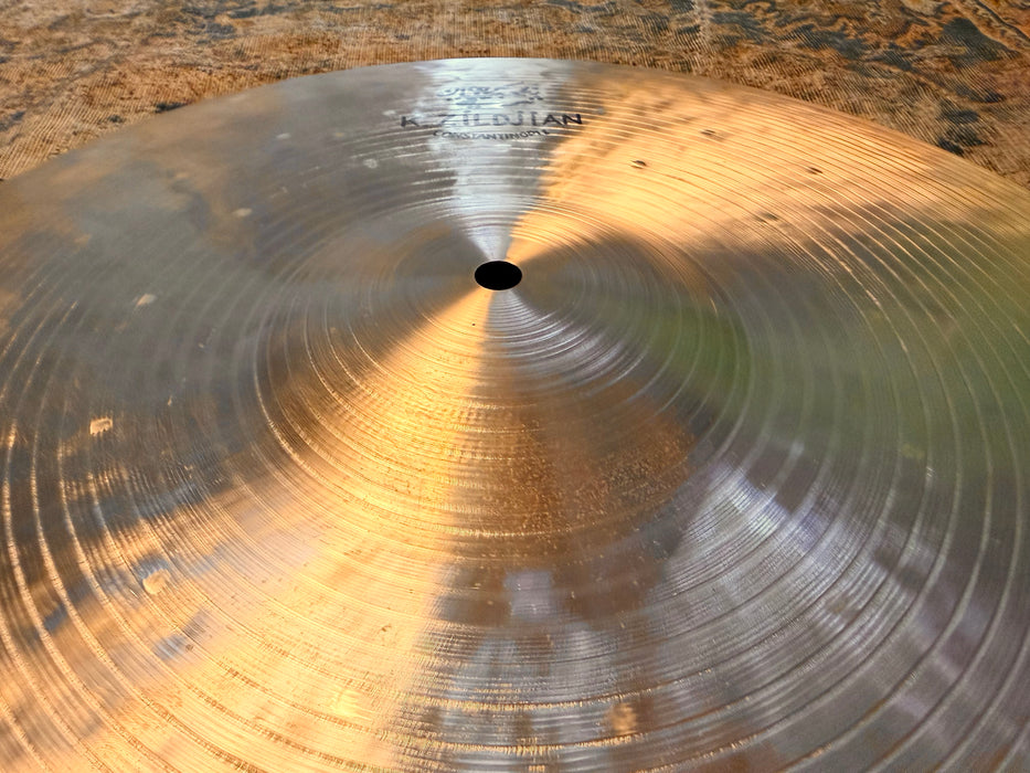 Zildjian K CONSTANTINOPLE  19” Crash Ride IMMACULATE Cond! 1596 g Don’t Pay $610! ANN STAMP