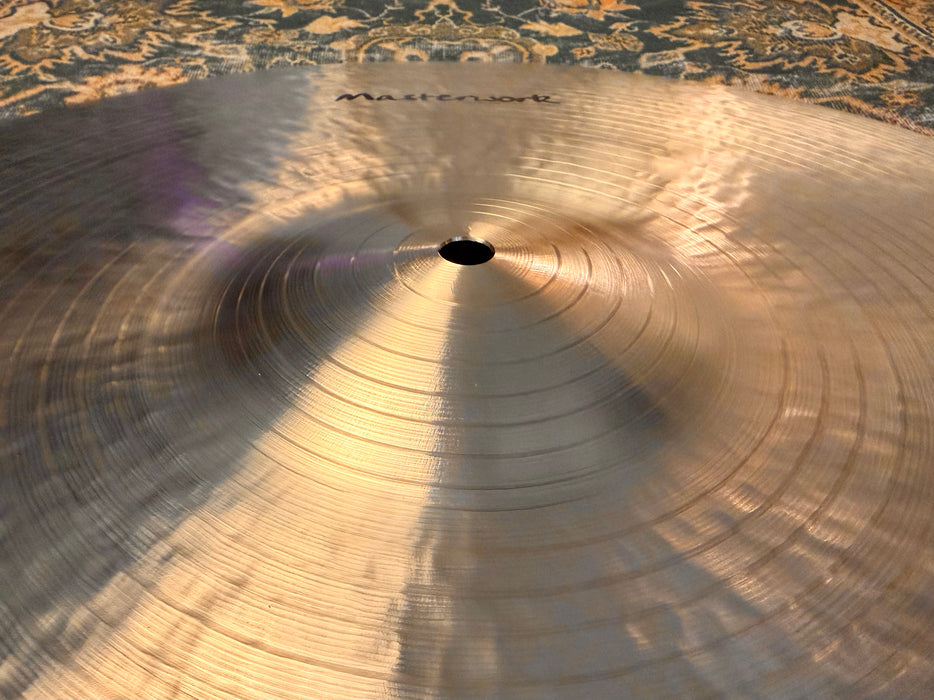 MASSIVE 2 FOOT Paperthin Masterwork Dodecagon JAZZ MASTER 24” Crash Ride 2244 g PERFECT