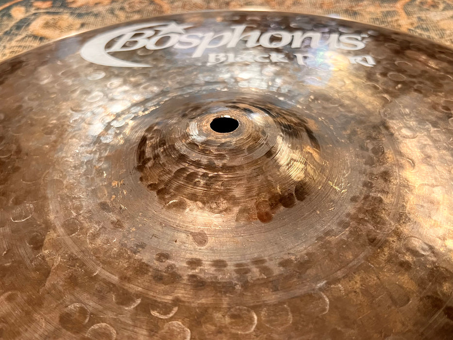 Light Complex FAST Bosphorus Black Pearl 16” Crash ONLY 936 g PERFECT! Quick! BLACKENED Finish