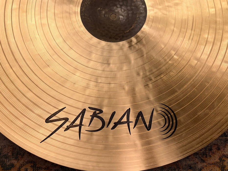 DISCONTINUED DRY Sabian 22” HH CRESCENT DISTRESSED Ride 2814 g PERFECT