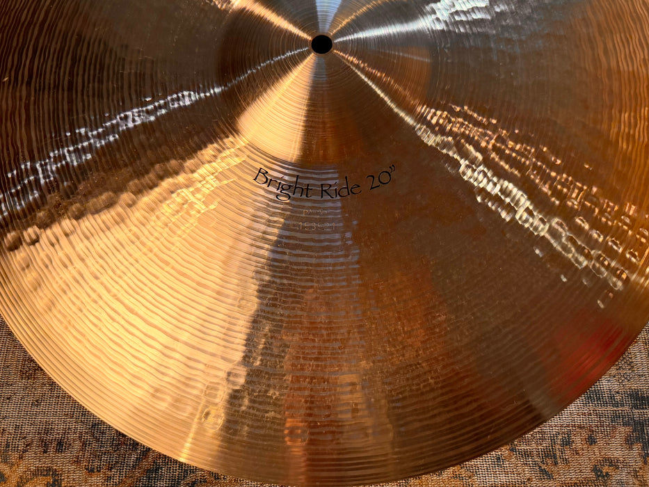 RARE Paiste SIGNATURE Bright Ride 20” CLEAN Look CLEAN Sound! Glassy Shimmering! 2574 g
