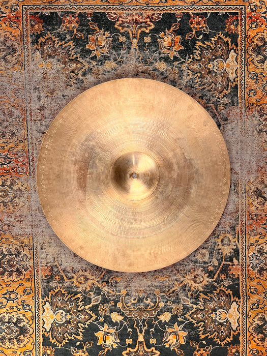 1950s Vintage Zildjian Light Complex Ride Crash 20” 1976 g  Hand Hammered Thinner! Classic!