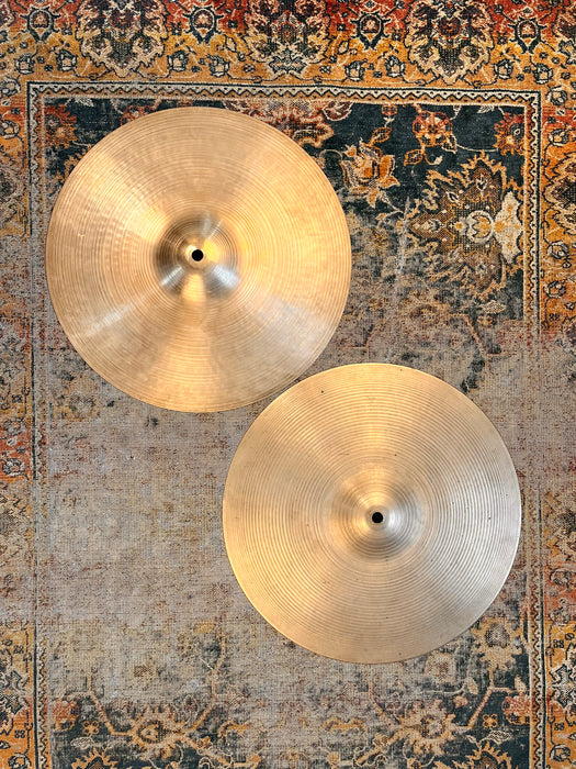 1960s Vintage Zildjian 14” Hihats 780 920 g RINGO Light Whipsy Classic 60s TONE! Complex!