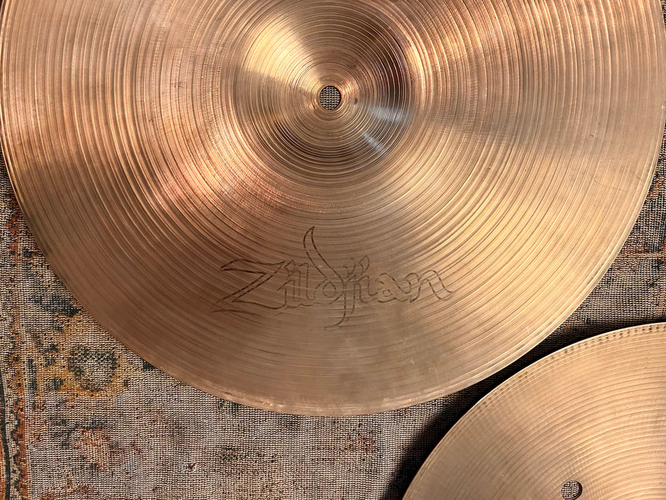 Vintage 1970s Zildjian QUICK BEAT 14” Hihats 1232 1354 g ULTRA CRISP! Classic VINNIE COLAIUTA