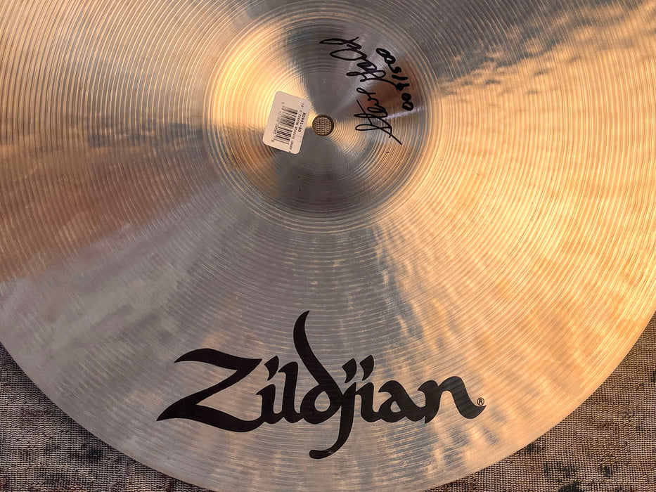 SIGNED By STEVE GADD Zildjian K Custom SESSION Crash 18” 1400 g Autographed RARE! PERFECT COLLECTIBLE