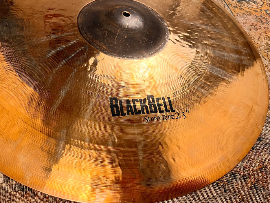 Rare 23” ISTANBUL Mehmet BLACK BELL Ride 3714 g DARK Raw Bell! CLEAN! BRILLIANT Shimmer