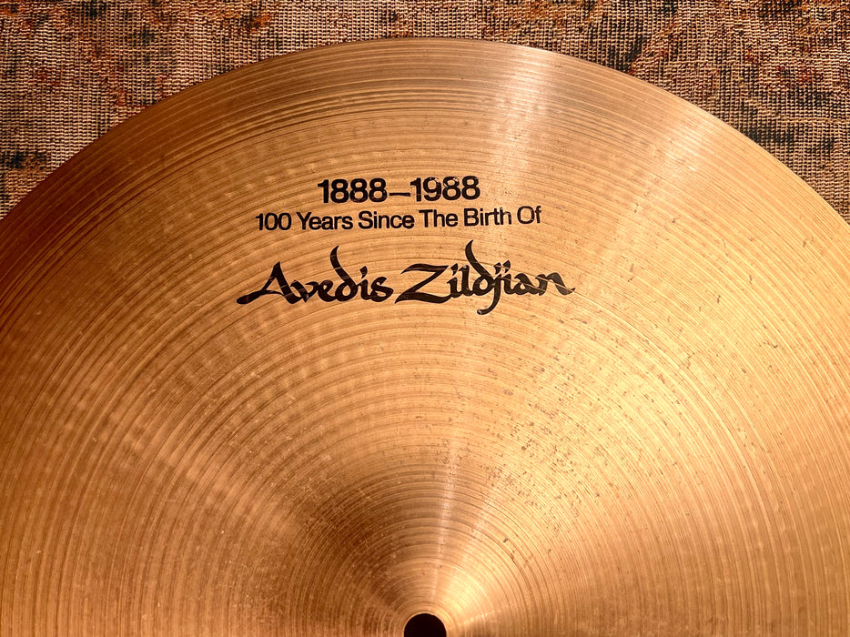 Rare ZILDJIAN 100th ANNIVERSARY “BIRTH OF AVEDIS” Crash 16” 1012 g NEVER SEEN THIS ONE
