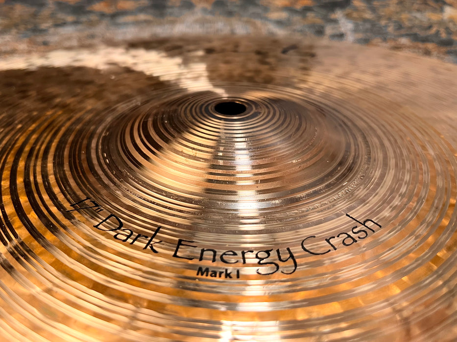 PAISTE DARK ENERGY CRASH 17” IMMACULATE Shape! 1265 g Beautiful! DON’T Pay $550!
