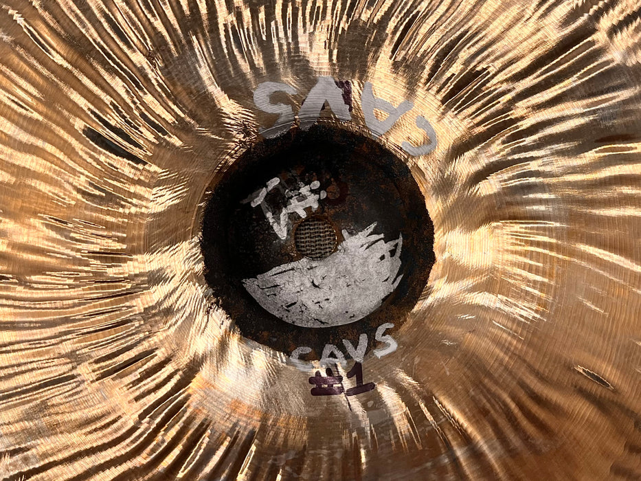 ENORMOUS UNIQUE NONAGON 27” 9 Sided CHINA Effects Cymbal 3438 g Beautiful!