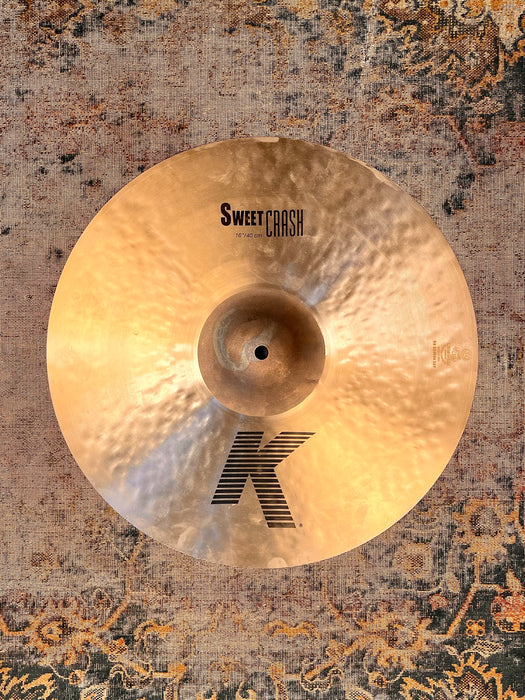 Zildjian K SWEET CRASH 16” 914 g CLEAN! FAST Thin And Bendable! Don’t Pay $360!!