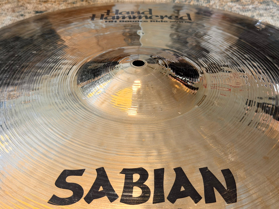 RARE Sabian HH Hand Hammered BOUNCE RIDE 20” in BRILLIANT FINISH! Immaculate! 2388 g Smooth SHIMMERING!