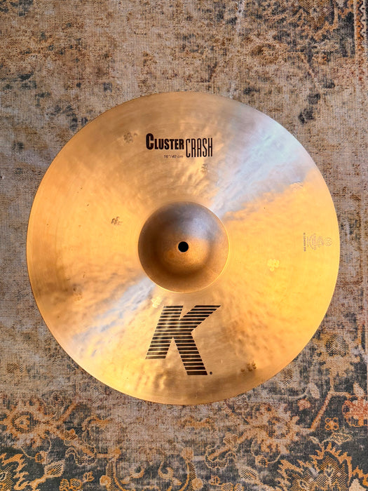 Zildjian K CLUSTER Crash 16” FAST WARM A Bit Of Shimmer! Only 927 g Don’t Pay $385!!