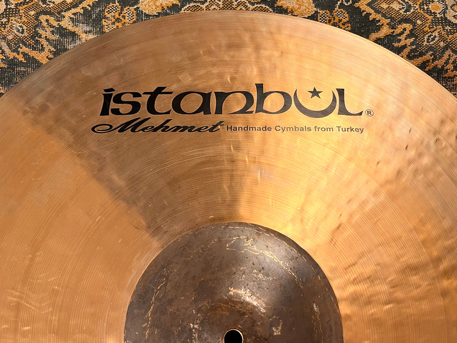Rare 23” ISTANBUL Mehmet BLACK BELL Ride 3912 g DARK! Clean!  Raw Bell & Hand Hammered