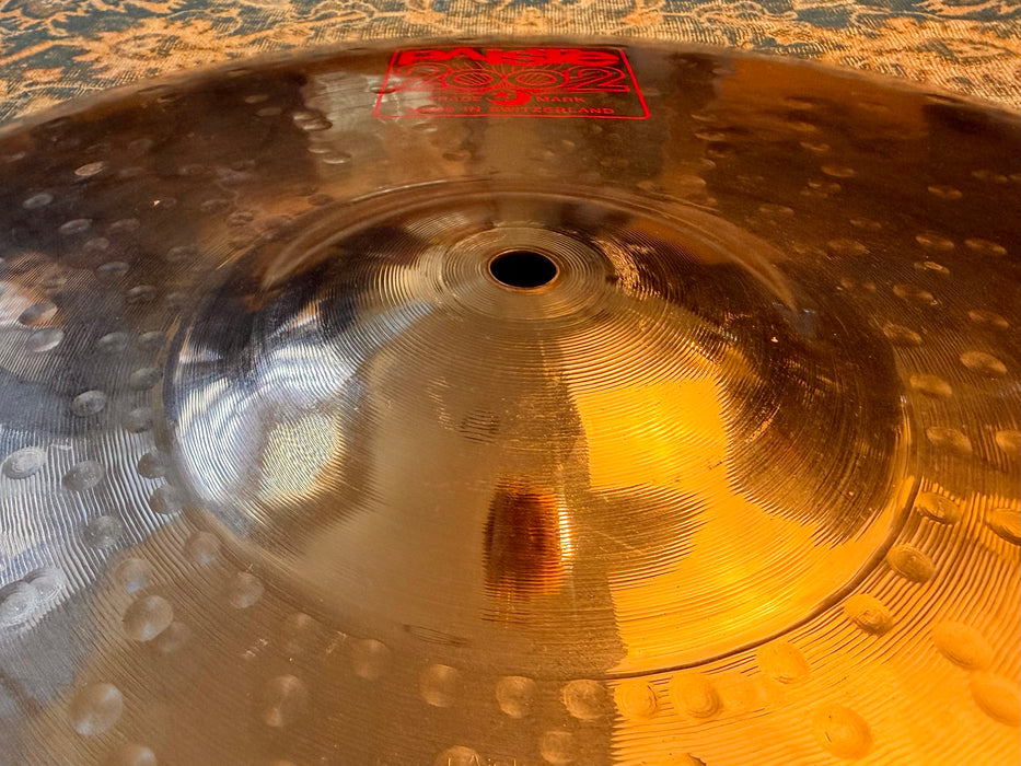 Rare PAISTE 2002 WILD CRUSH RIDE 19” 1754 g Reflector BIG BELL FULL Crash Ride! Discontinued! CLEAN!