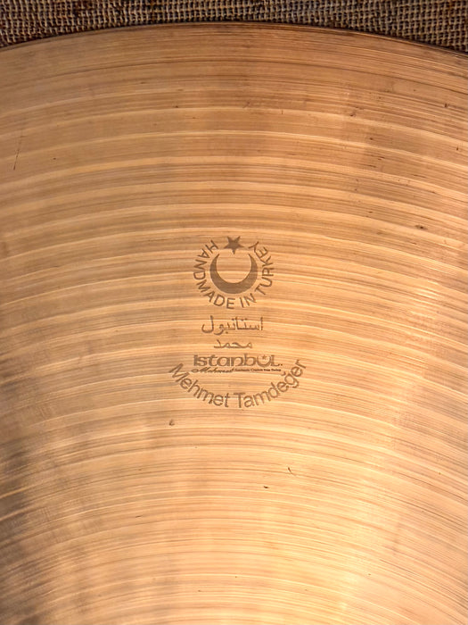 Rare DARK WARM ISTANBUL Mehmet FLAT RIDE 18” Responsive Controlled Ultra Smooth! Incredible! 1574 g