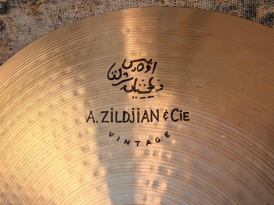ZILDJIAN A & CIE "Vintage" 20" RIDE 1st RUN! NO LONGER MADE! Smooth Clean Tone! CRASHABLE 1947 g