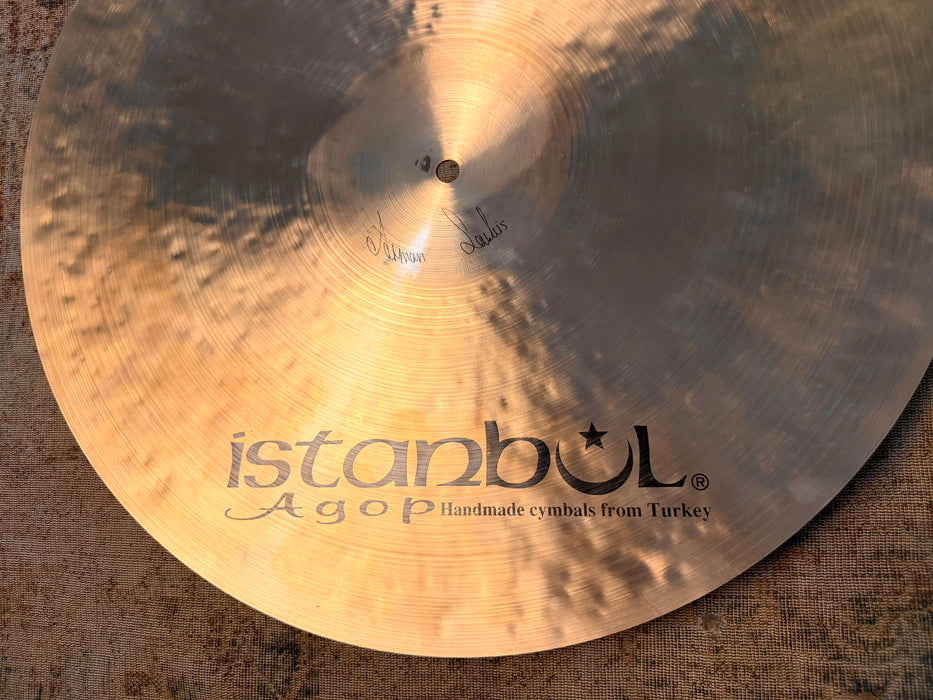 ISTANBUL AGOP Traditional DARK Crash 19” 1617 g CLEAN! Golden Glowing Dark! FULL!