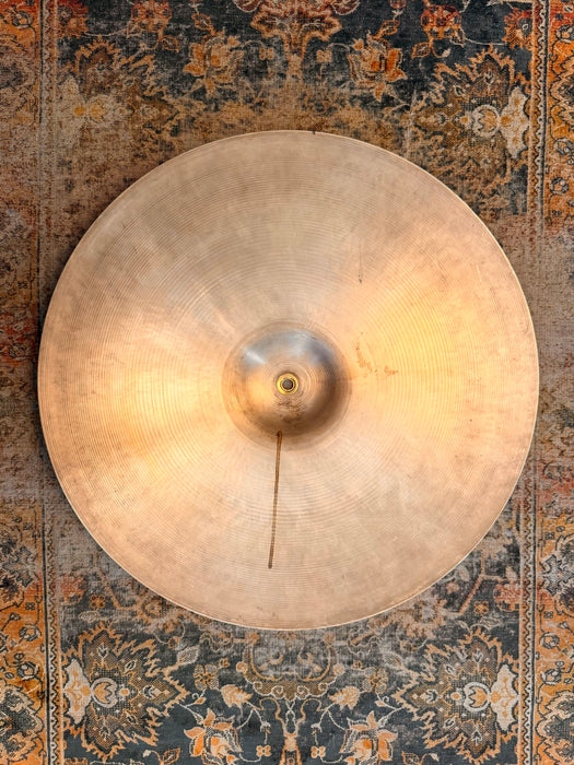 Vintage Zildjian 1960s HAND HAMMERED PAPER THIN 22” Crash Ride AMAZING! ONLY 2194 g