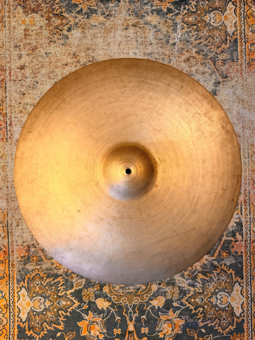 Vintage 1950s Zildjian 22” LIGHT COMPLEX Crash Ride 2354 g Very THIN! Hand Hammered